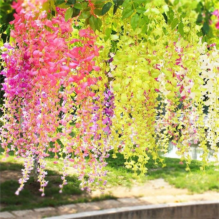 artificial wisteria for outdoors